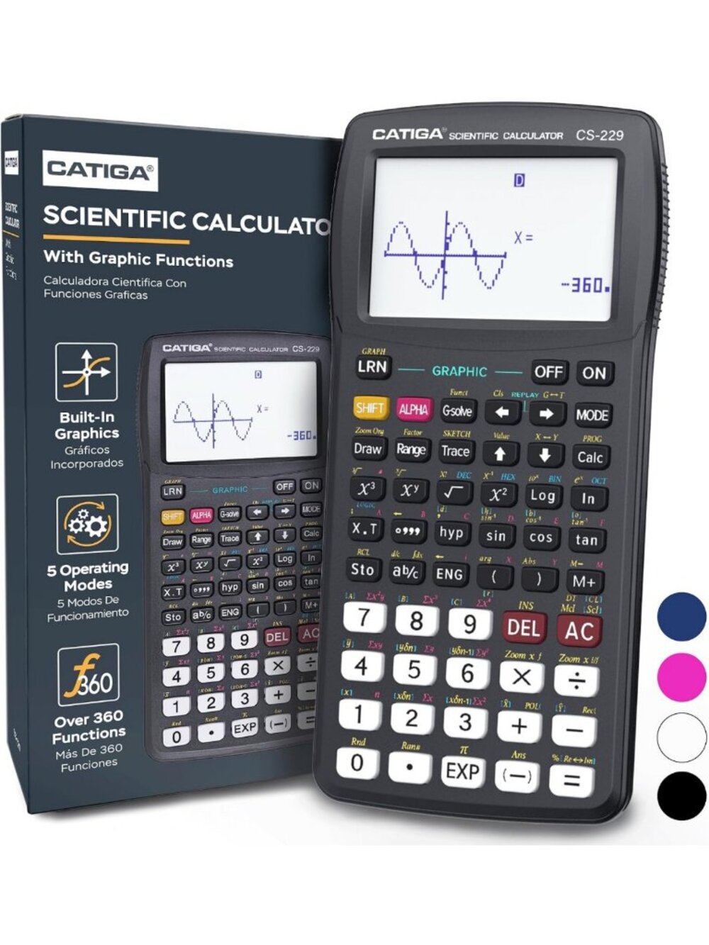 Graphic Scientific Calculator for Students | Multi-Mode Graphing & Math